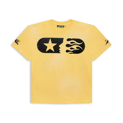 Sports Marathon Yellow T-Shirt