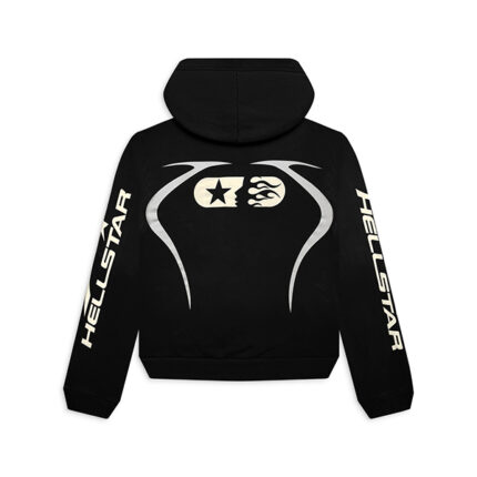 Sports Jet Black Hoodie